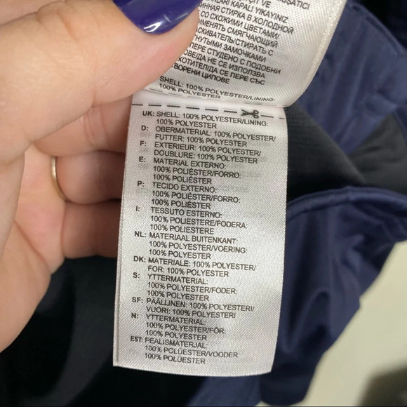 Adidas Blue Climaproof Storm Golf Full Zip Windbreaker Jacket Men's Size Large - Picture 11 of 12